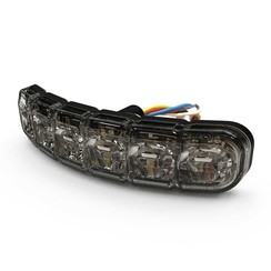 LED R65 Ultraflex flitser 6 LED 12-24v Amber | wit