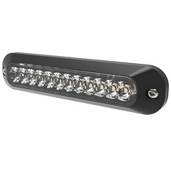 LED R65 flitser amber | wit (split) 8-LED 12-24v