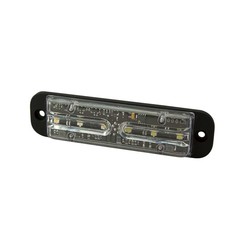 LED R65 Flitser 6-LED amber | wit Split colour 12-24v