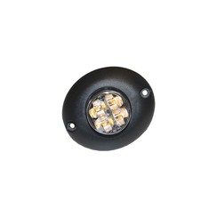 LED Flitser  |   6-LED  |  wit  |   12-24v
