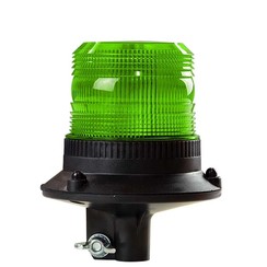 LED R65 beacon green 12-24v DIN ECCOLED