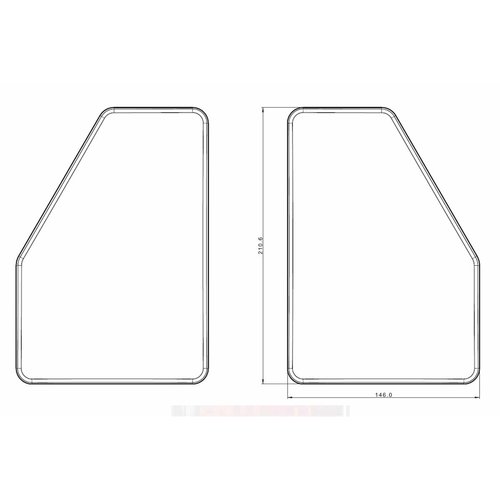 Fristom LED Achterlicht CanbusProof rechts driehoek model 12v 5-functie  5-PIN's