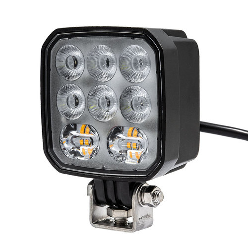 TRALERT® LED work light with R65 warning light 2250lm / 9-36v / 4m. cable