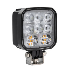 LED work light with R65 warning light 2250lm / 9-36v / 4m. cable