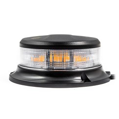 LED R65 Beacon amber with clear lens 12/24v 3-bolt