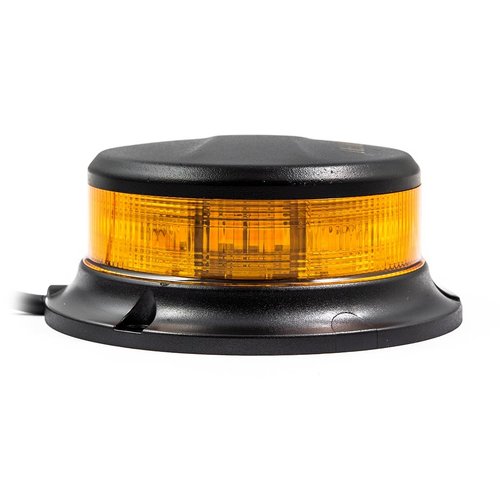 TRALERT® LED R65 Zwaailamp amber met amber lens 12/24v 3-bouts