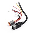 TRALERT® Ypsilon verstraler 12LED amber/wit met flitser 8000lm / 3m kabel