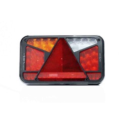 LED Rear light+numberplate light left Canbusproof 12v 7-func. 6-PINs