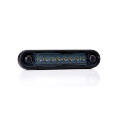 LED Dark marker light recessed/long white 12-24v 0.15m.