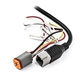 TRALERT® Ypsilon verstraler 9LED amber/wit met flitser 7800lm / 3m kabel