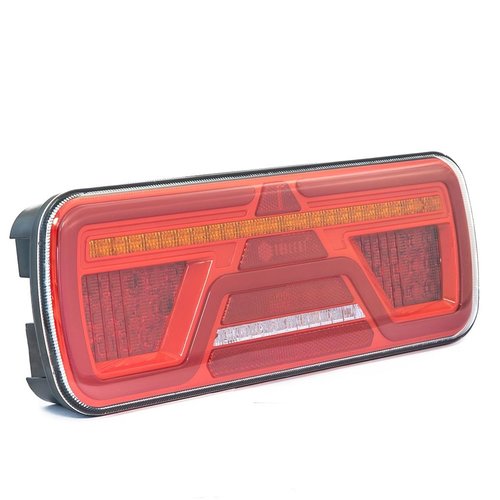 TRALERT® LED Neon rear light left 12/24v 8-PIN with 4 SuperSeals