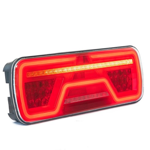TRALERT® LED Neon rear light right 12/24v 7-PIN with 4 SuperSeals
