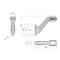 TRALERT® LED Breedtelamp Dragon links 12-24v 0,75mm2 connector