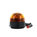Vignal LED R65 zwaailamp amber 12/24v magneetmontage, dubbele flits