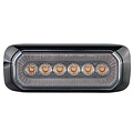 TRALERT® LED R65 flitser + Halo-ring, amber/rood 12-24v