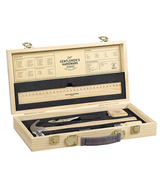 Gentlemen's Hardware Retro Tool Kit in houten koffer