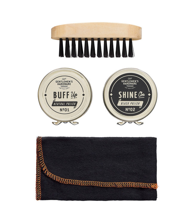 Gentlemen's Hardware Travel Shoe Shine Tin