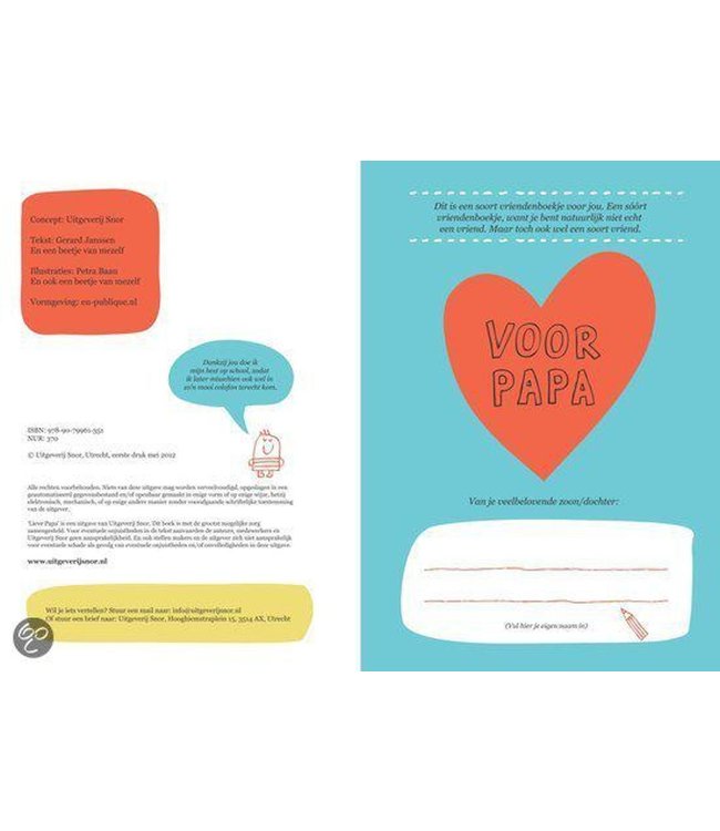 Uitgeverij Snor Lieve Papa