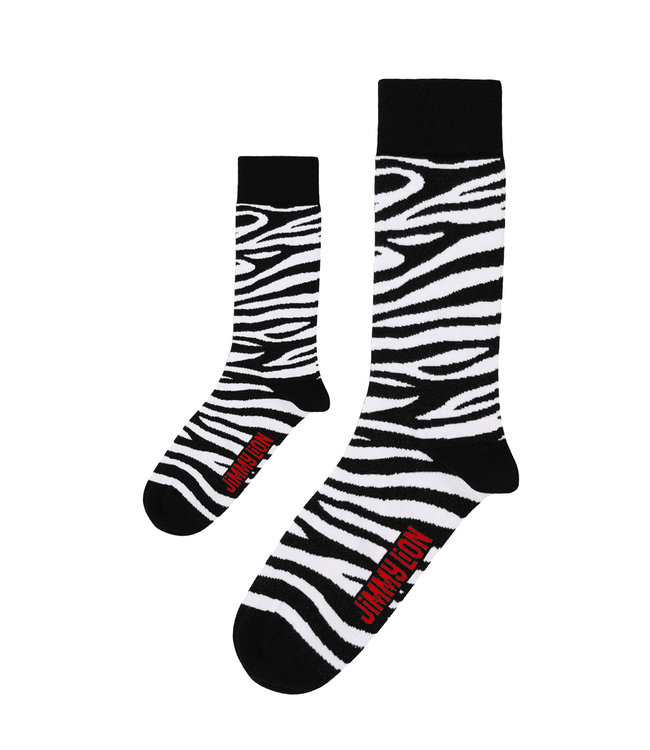 Eenmannenkado Zo Vader Zo Zoon/Dochter sokken Zebra