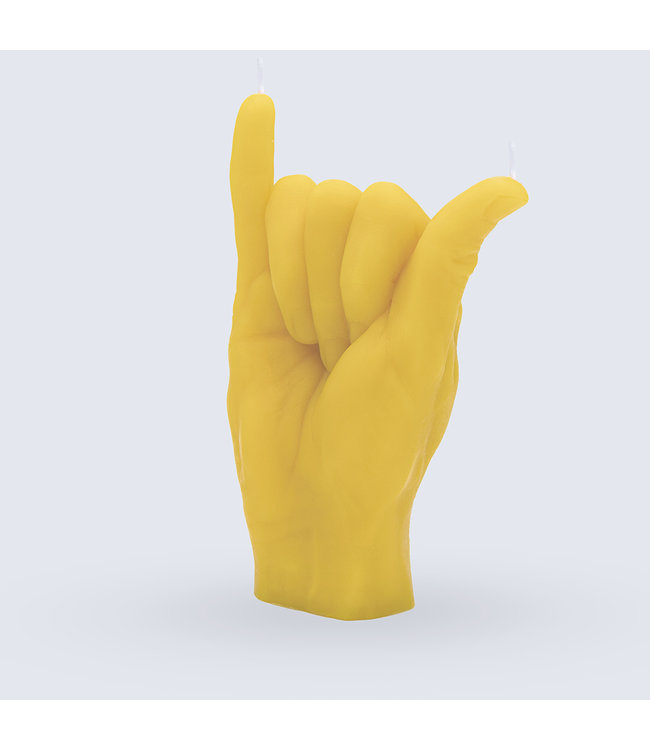 CandleHand CandleHand Kaars - Shaka - yellow