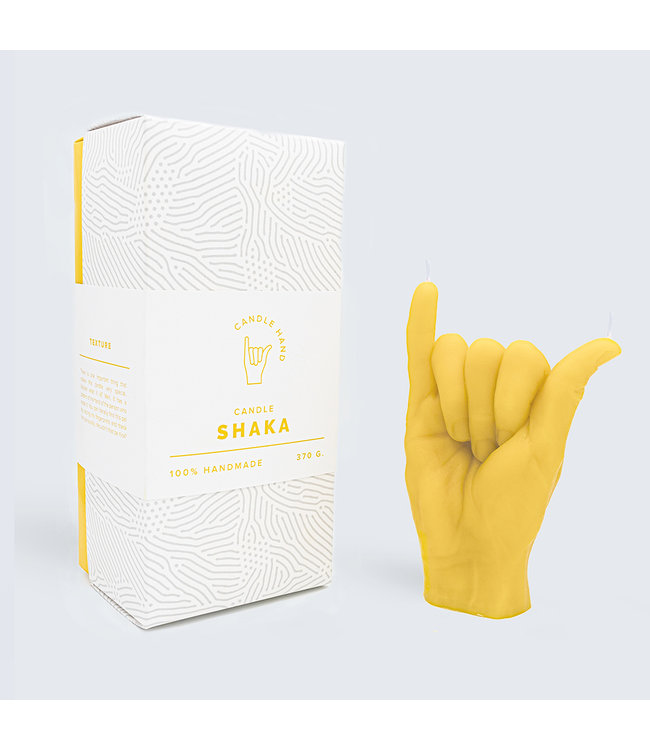 CandleHand CandleHand Kaars - Shaka - yellow