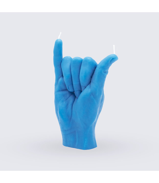 CandleHand CandleHand Kaars - Shaka - blue