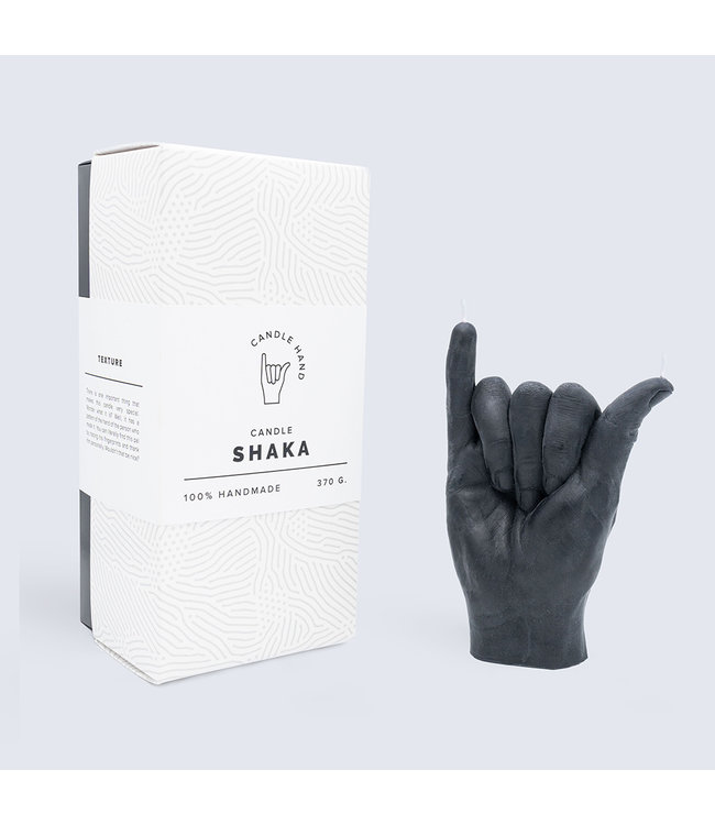CandleHand CandleHand Kaars - Shaka - black
