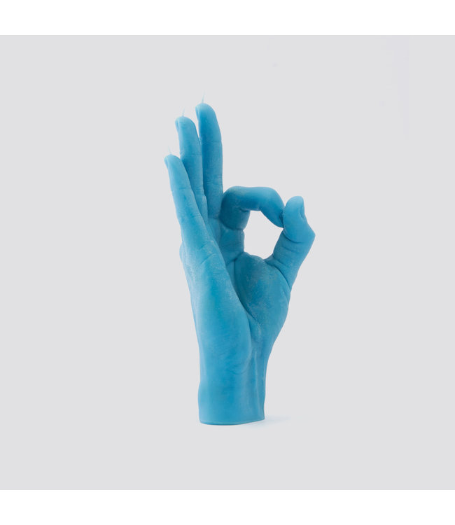 CandleHand CandleHand Kaars - OK - blue