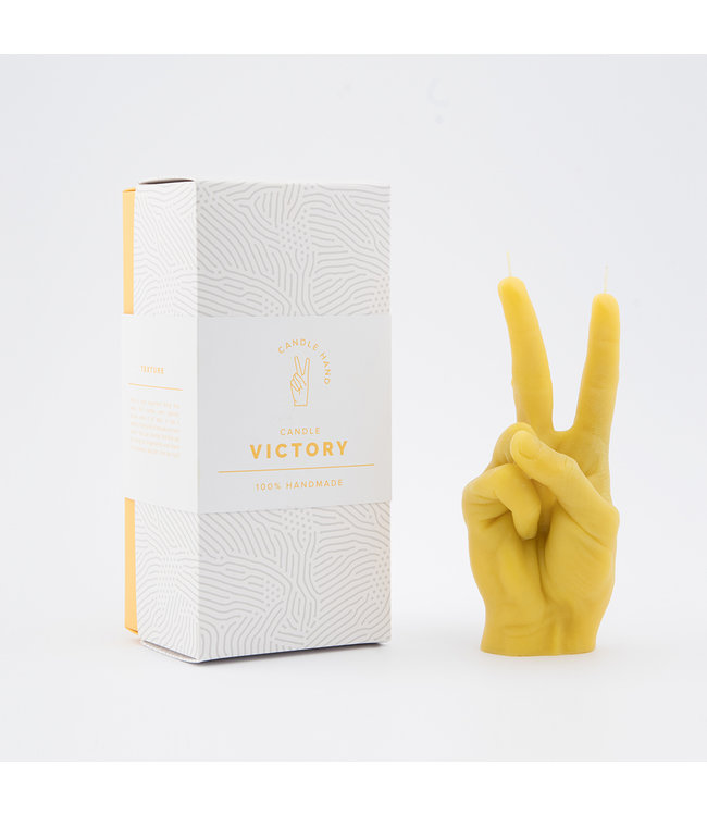 CandleHand CandleHand Kaars - Victory - yellow