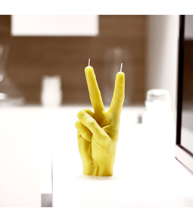 CandleHand CandleHand Kaars - Victory - yellow