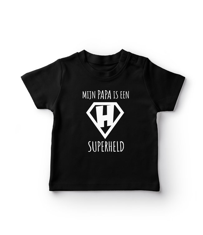 Kletskont Matching shirts Vader & Zoon | Mijn papa is een superheld
