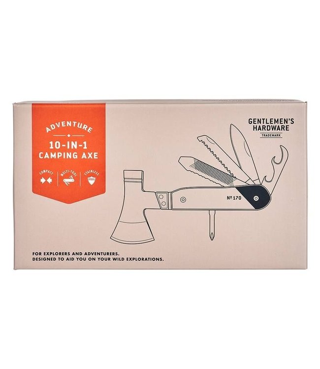 Gentlemen's Hardware Axe Multitool | 10 in 1 multi-tool