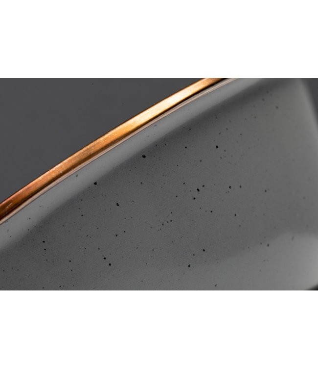 Barebones Enamel Cup/Beker - Stone grey - Set van 2