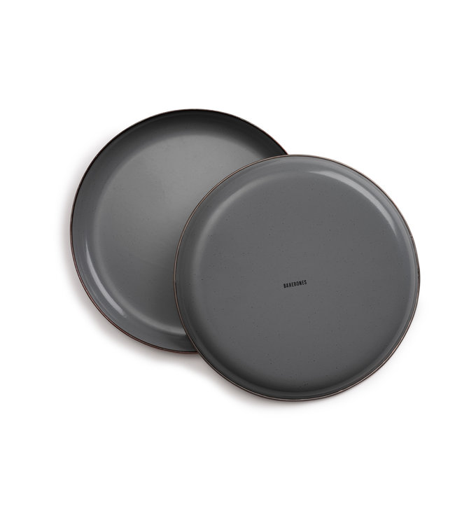 Barebones Enamel Plate/Bord, 30 cm - Set van 2