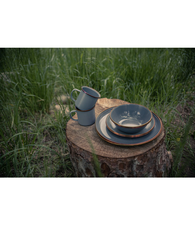 Barebones Enamel Plate/Bord, 30 cm - Set van 2