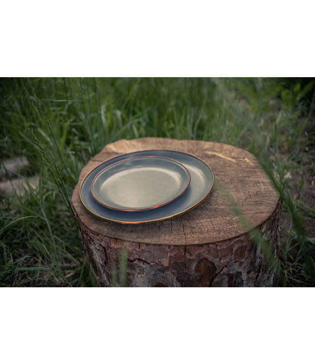 Barebones Enamel Plate/Bord, 30 cm - Set van 2