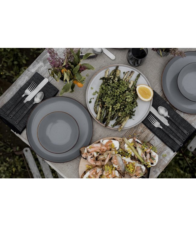 Barebones Enamel Plate/Bord, 30 cm - Set van 2