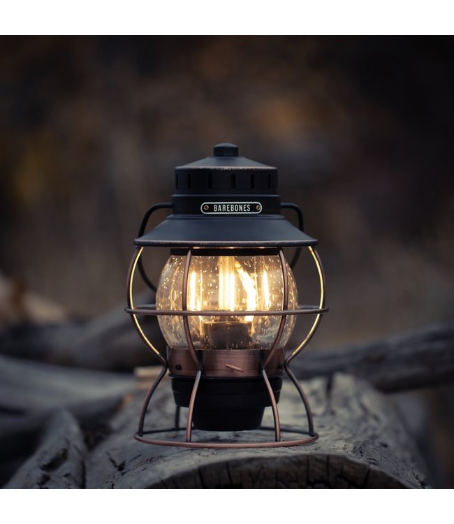Barebones Railroad Lantaarn - Brons - oplaadbaar