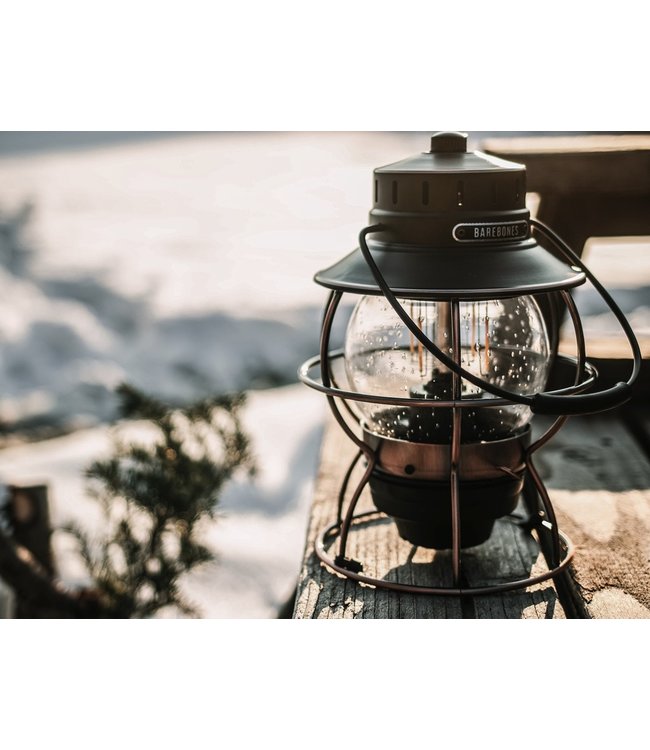 Barebones Railroad Lantaarn - Brons - oplaadbaar