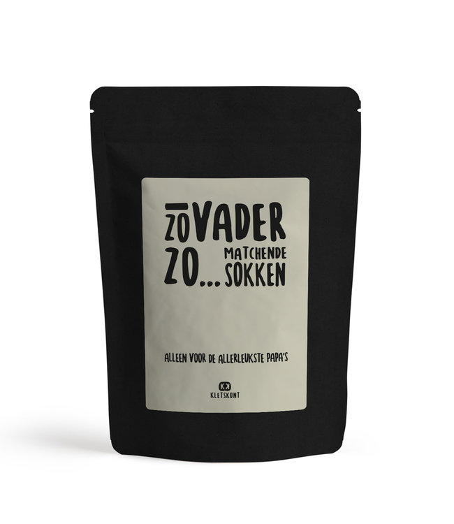 Eenmannenkado Zo Vader Zo Zoon/Dochter sokken Giraf