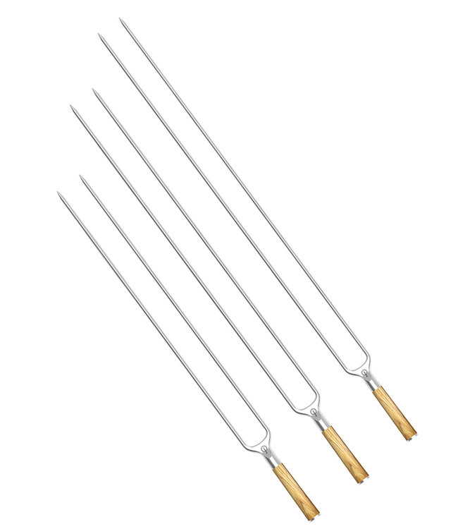 Forged Churrasco Forged Olive Vorkspies 50, 60 of 70 cm