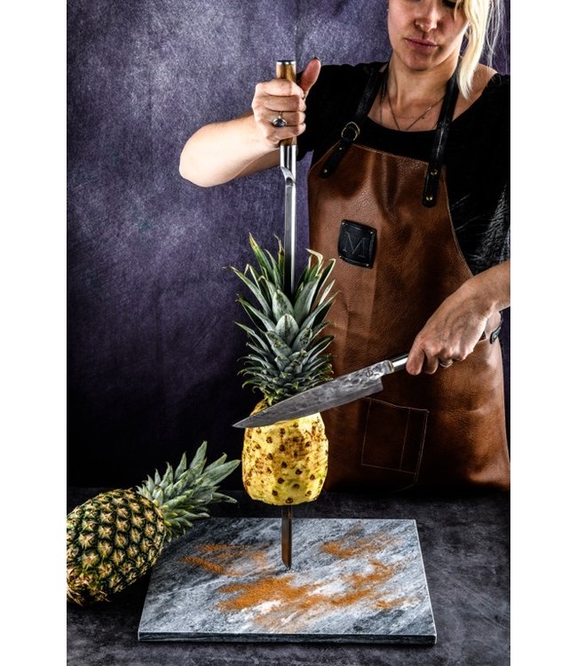 Forged Churrasco Forged Olive Spies V-vorm 50, 60 of 70 cm