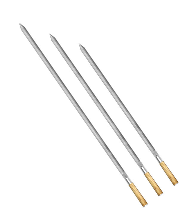 Forged Churrasco Forged Olive Spies V-vorm 50, 60 of 70 cm