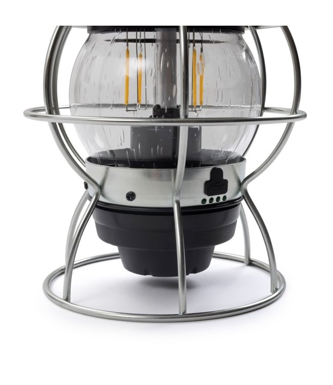 Barebones Railroad Lantaarn - Olive - USB oplaadbaar - olijfgroen