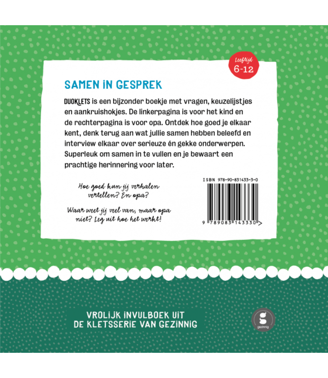 Gezinnig Duoklets Opa