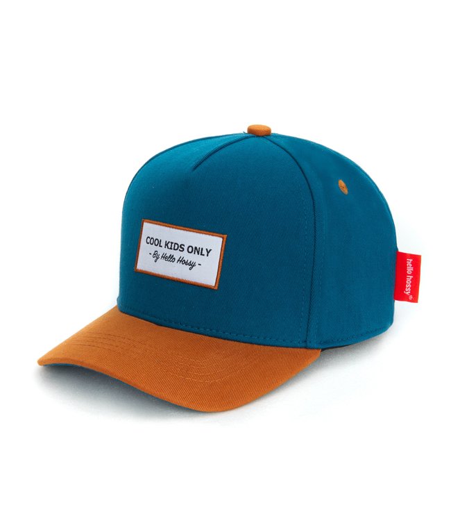 Hello Hossy Zo Vader Zo Zoon/Dochter Matching caps - Duck blue