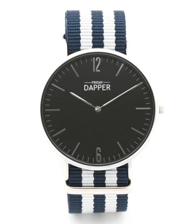Friday Dapper Horloge Classic Wales zwart