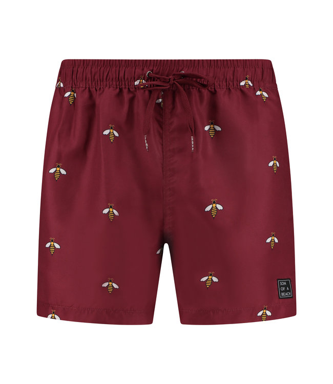 Son of a Beach Zo Vader Zo Zoon/Dochter Matching zwembroeken - Bijen