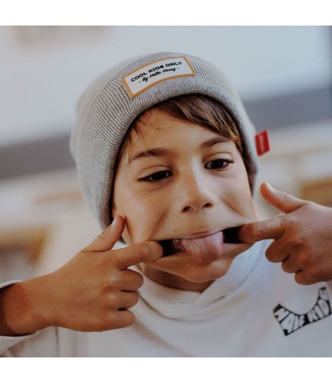 Hello Hossy Zo Vader Zo Zoon/Dochter Matching Mutsen- Urban Grey