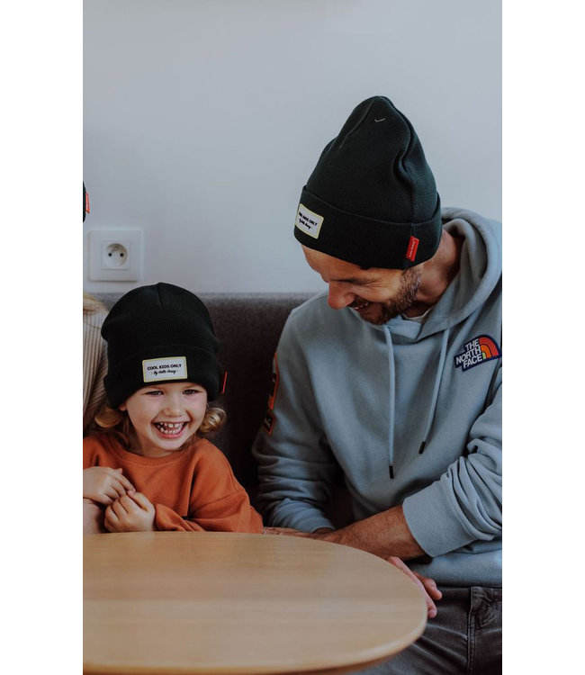 Hello Hossy Zo Vader Zo Zoon/Dochter Matching Mutsen- Urban Green